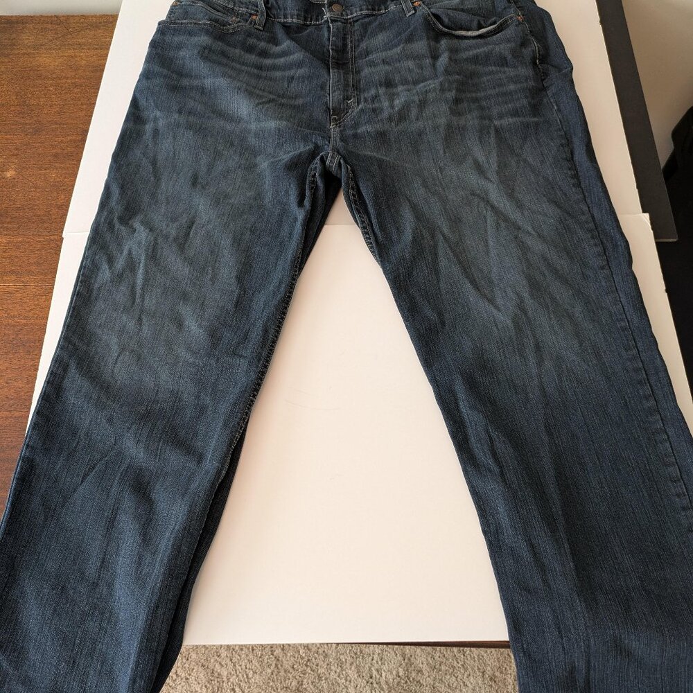 Men's Levi Strauss & Co Riveted Blue Jeans Water Less W46 L32